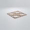 Ekena Millwork Large Fleetwood Decorative Fretwork Wood Wall Panels, Red Oak, 23 3/8"W x 23 3/8"H x 3/8"T WALW24X24X0375FLTRO - alternate 6